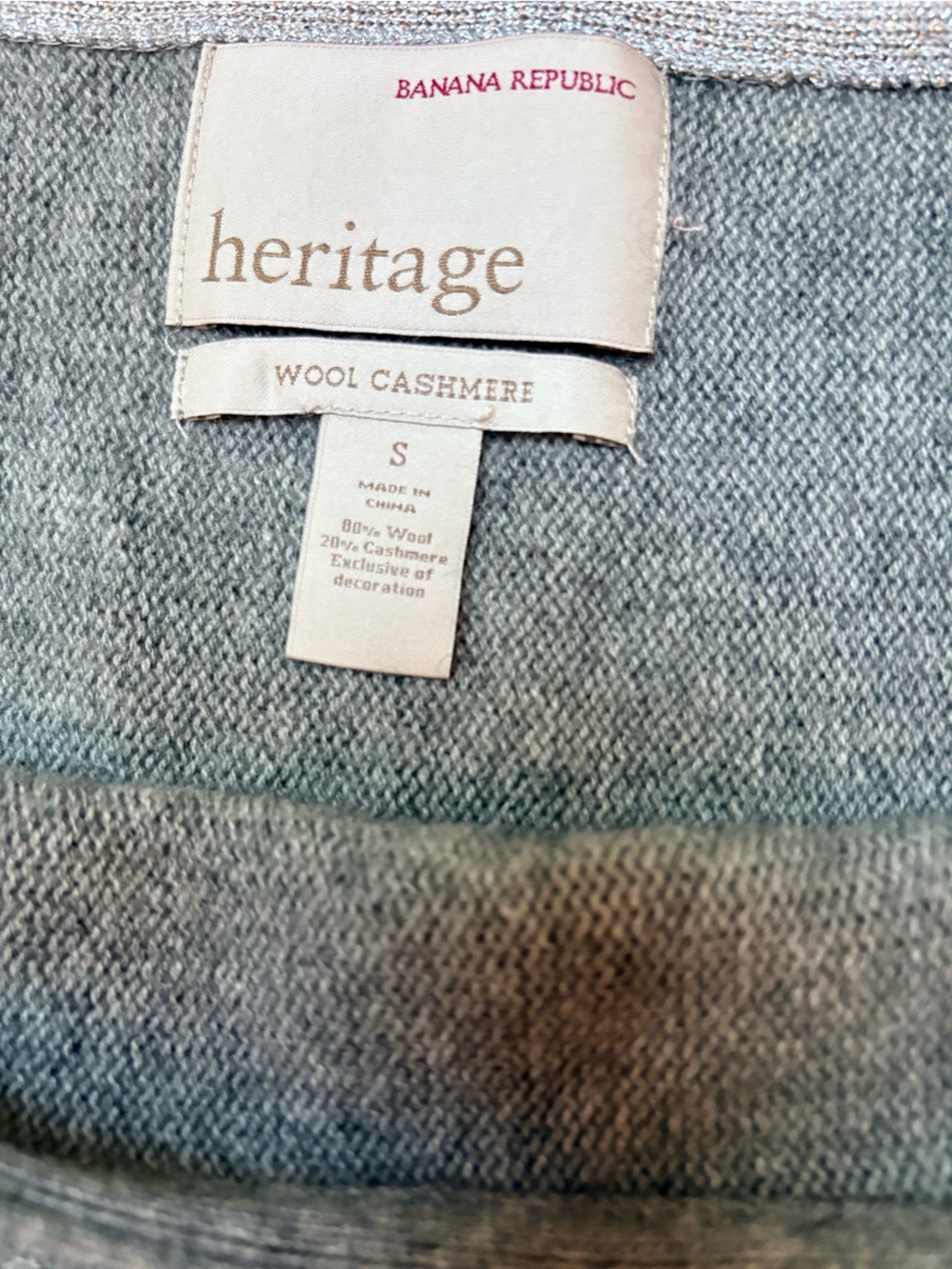 Cashmere wool blend Banana Republic Boatneck Sweater - Picture 11 of 12